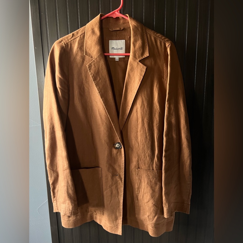 Madewell linen blazer